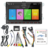 Sistema de Navegación GPS 2DIN, Carplay Inalámbrico, Android Auto, Pantalla Táctil de 9 Pulgadas, Radio para Auto, Estéreo Android para Auto, vw
