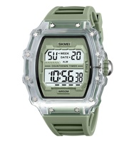SKMEI 2296 Reloj deportivo digital de colores brillantes para jóvenes