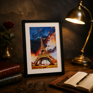 <span class=keywords><strong>Cadre</strong></span> photo Homco en MDF, formats A3, 5x7, 6x8, 7x10, 8x10, 10x12, 12x16 pouces, noir, blanc, noyer, chêne, pour table ou mur, décoration maison et bureau - Product Image 3