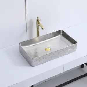 Ad alte prestazioni di costo caldo bagno arte opaca lavabo da bagno in ceramica lavabo lavabo