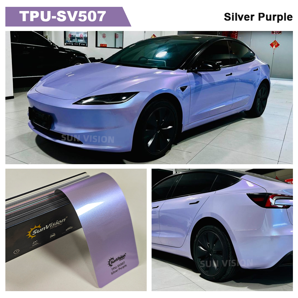 Violet argenté