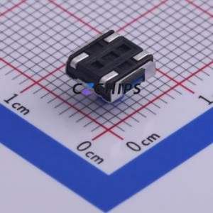 TS-1158UB-C-D-BL Tactile Switch SMD Switch Single Pole Single Throw Round Button 2.6N Vertical Mount - Product Image 2