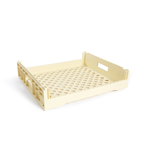 Chất lượng cao bền có thể tái chế Stackable cấp thực phẩm lỗ thông hơi hộp nhựa cho bánh lưu trữ Bánh Mì Bánh Nâu cam vàng - Product Image 5