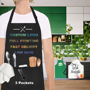 <span class=keywords><strong>Delantal</strong></span> de Chef de cocina divertido personalizable <span class=keywords><strong>para</strong></span> marido, papá, novio, barbacoa personalizada, regalos de negocios promocionales, Día de San Valentín - Product Image 2