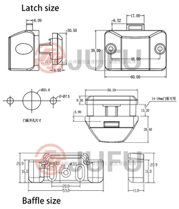 Hàng Mới Về Tay Cầm Nút Bấm Hình Chữ Nhật Tay Cầm Khóa Tủ Bằng Kim Loại Cho Rv Caravan Motorhome - Product Image 4