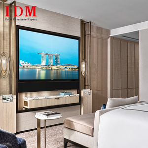 Juego de Muebles FF&E Personalizados para Habitaciones de <span class=keywords><strong>Hotel</strong></span> de 5 Estrellas IDM, Muebles de Madera Modernos y de Lujo para Habitaciones de Huéspedes, para Proyectos de Hoteles, Resorts y Apartamentos - Product Image 2