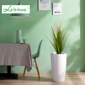Fabricant Intérieur Moderne Grand Jardin Cylindre Pots à Fleurs Décoration PP Pots de Fleurs <span class=keywords><strong>Vase</strong></span> en Plastique Grand Pot de Jardinage - Product Image 2