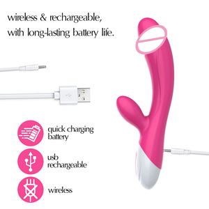 ألعاب خاصة للعطلات ، ألعاب نسائية لتحفيز النساء ، هزاز للتدفئة ، شحن USB ، هزاز للجنس الأنثوي - Product Image 5