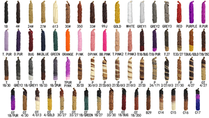 <span class=keywords><strong>Capelli</strong></span> per Treccine Francesi <span class=keywords><strong>Colorati</strong></span> 150g, 12-28 Pollici, Ricci a Spirale, Ondulati, Lussuosi Ricci Setosi - Product Image 2