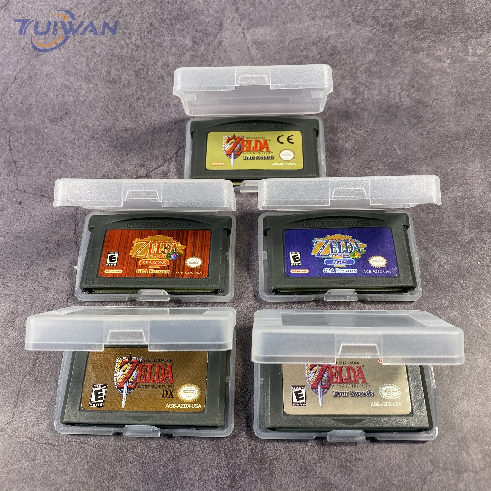 Gba Enhanced Zelda Ages Gba Legend Of Zelda Gameboy Advance Complete List  Of Titles