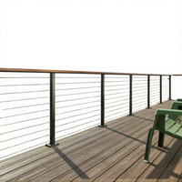TAKA Prix de gros Garde-corps en acier inoxydable avec trous biseautés à 30 degrés pour poteaux d'escalier, balustrades de terrasse, escaliers à câbles et balcons
