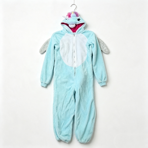 Kigurumi licorne ailée personnalisé, pyjama une pièce licorne, costume licorne en peluche - Product Image 1