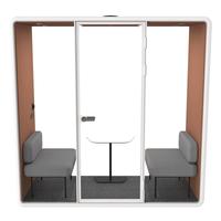Cabine Acoustique Moderne pour Bureau en Pod, Idéale pour les Appels des Voyageurs d'Affaires et l'Utilisation en Bureaux d'Entreprises