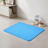 Tapis rafraîchissant portable pour chien, extra large pour grands chiens, en soie glacée, lavable et durable, pour l'été