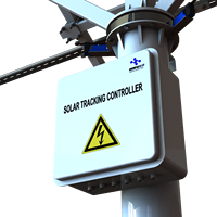 Système de suivi solaire à double axe pour 2 panneaux photovoltaïques, suivi automatique par capteur de lumière solaire, moteur à engrenages étanche, montage au sol BOFU BOFU-ST-002D01