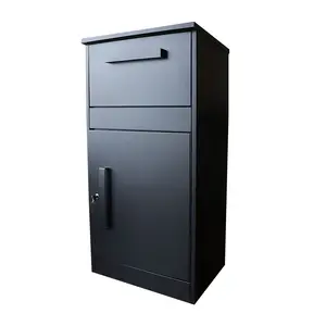 Casillero de Almacenamiento Comercial de Acero Antirrobo e Impermeable para Paquetes y Correspondencia, con Montaje en Pared y Cerradura de Dos Llaves con Recubrimiento en Polvo - Product Image 1