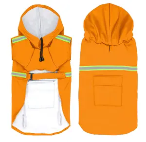 Hot Bán Nhà Máy Bán Buôn Cổ Điển Áo Mưa cho Chó Xách Tay Pet Dog Mưa Coat