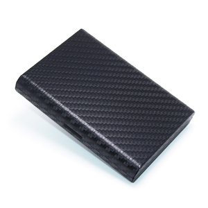 Estuche para Tarjetas de Fibra de Carbono con Bloqueo RFID, Diseño Decorativo, Caja de Aluminio para Tarjetas de Crédito, Cartera Metálica para Tarjetas Bancarias, Regalo Corporativo - Product Image 5