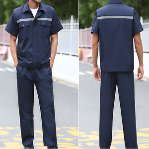 Ropa de trabajo de algodón reflectante personalizada, mecánico, construcción Industrial, minería de petróleo, ropa de trabajo, traje, uniforme de trabajo - Product Image 6