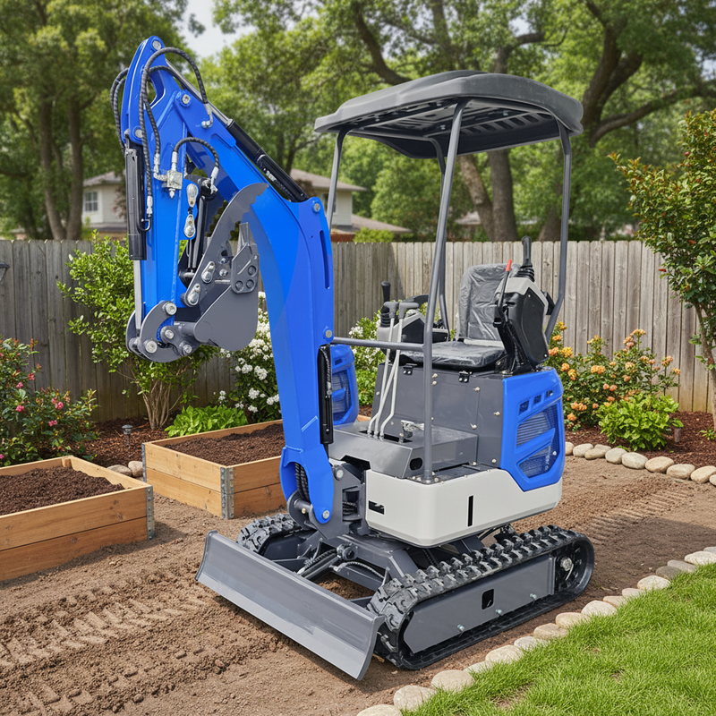 Zero Clearance Grabber Excavator Towed Bagger
