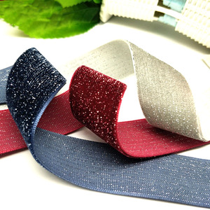 도매 단면 글리터 벨벳 리본 공급업체 벨벳 리본 - Product Image 3