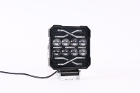 Lumière LED carrée étanche Yongyou pour moto, feux de jour, phare auxiliaire pour la conduite hors route