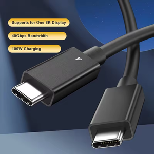 Câble ULT-unite 8K 60Hz TB4, transfert de données 40 Gbps, compatible USB4/<span class=keywords><strong>Thunderbolt</strong></span> <span class=keywords><strong>3</strong></span>, charge 100 W, type C vers C, câble <span class=keywords><strong>Thunderbolt</strong></span> 4 - Product Image 2