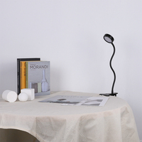 Eyecaring 3 Modes de couleur Dimmable USB LED Clip on Reading Light Lampe de bureau avec pince pour éclairage de tête de lit