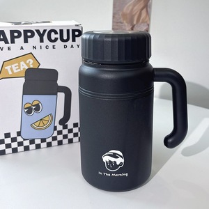 Nouvelle tasse thermique simple 2026 en acier inoxydable, grande capacité, design portable, compartiment à thé pour l'extérieur - Product Image 3