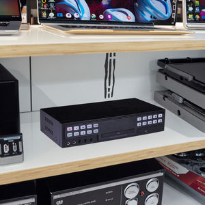 เครื่องเล่นคาราโอเกะความเร็วสูง USB 2.0 USB สำหรับใช้ในบ้านจอแสดงผล LED 7ส่วนเข้ากันได้กับเครื่องเล่นดีวีดียูดิสก์ยูเอสบี HDD ไมโครโฟน2 - Product Image 4