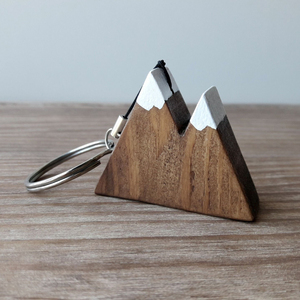 Núi hình gỗ Keychain dễ thương vài Sling bạn trai Keychain từ bạn gái - Product Image 4