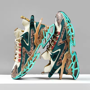 รองเท้าผ้าใบแฟชั่นสำหรับผู้ชายใส่เดินสบายๆรองเท้ากีฬาผ้าตาข่ายระบายอากาศคุณสมบัตินุ่ม zapatos deportivos hombre สไตล์สปอร์ต - Product Image 6