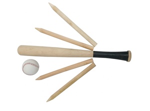 Ensemble de sports de plein air-ensemble de jeu de baseball en bois de jardin-batte de baseball et balle de sports de plein air amusants - Product Image 5