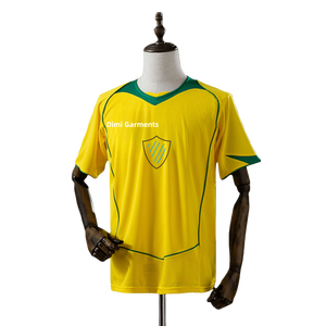 Groothandel Heren Ademend Snel Droogende Korte Mouwen V-hals Effen Kleur Voetbal Trainingspakken - Product Image 6