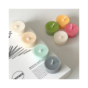 H33 candele con luce da tè profumate a candela <span class=keywords><strong>di</strong></span> paraffina fatta a mano in massa senza fumo candele per la decorazione - Product Image 1