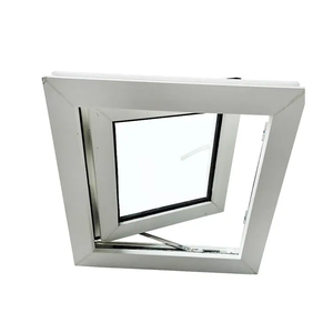 Precio de China, ventanas abatibles de doble acristalamiento de alta calidad, ventanas abatibles exteriores de PVC UPVC con mosquitera - Product Image 1