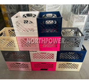 Сверхмощный 16 кварт пластиковая бутылка пива вина молочный ящик завод - Product Image 4