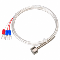Pt100 Magnetischer Temperatursensor, Platin-Sonde mit Starkem Magneten, Wasserdichter Thermoelement-Kopf zur Überwachung