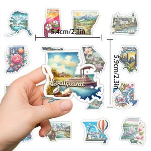 <span class=keywords><strong>Hot</strong></span> Sale Custom Logo Die Cut Laptop Decalques Moda Padrão Vinil Removível Adesivos Moda Item Promocional - Product Image 1