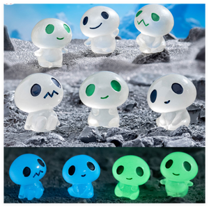 All'ingrosso moderno mini action garden figure bagliore in resina scura figurina <span class=keywords><strong>extraterrestre</strong></span> luminoso alieno halloween fantasma cartone animato - Product Image 3