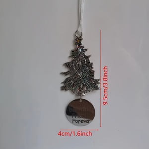 Custom metallo albero di natale ornamenti digitali stampati <span class=keywords><strong>souvenir</strong></span> per borse e auricolari custodie perfetti regali di natale - Product Image 3