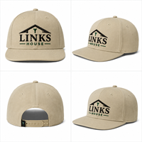 Gorra Snapback Caqui de Lote Pequeño con Visera Plana y Parche Tejido Personalizado, Estilo Premium para Marcas de Estilo de Vida