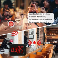 Offre Spéciale : Système d'Appel Sans Fil Ycall K-1000C pour Clients, Portée 100m, Idéal pour Restaurants, Hôpitaux, Cafés, Serveurs, Cliniques, Bars