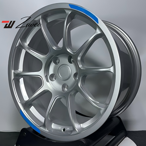 Rines de Aleación Forjados Ligeros Blancos de Alta Gama <span class=keywords><strong>para</strong></span> Carreras, de 17, 18, 19 y 20 Pulgadas, 5x100, 5x114.3, 5x120, <span class=keywords><strong>para</strong></span> BMW, Audi, Tesla - Product Image 6