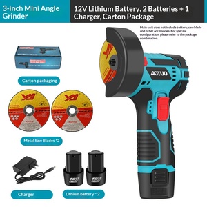 12V lithium battery household 3 inch mini <b>small</b> angle light wireless angle cross-border hot sale mini angle - Product Image 4