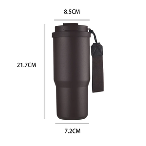 25 oz Stainless Steel Vacuum <b>Insulated</b> Tumbler Double Wall Travel <b>Mug</b> with Lid and Straw Portable for Office and Outdoor - Product Image 5