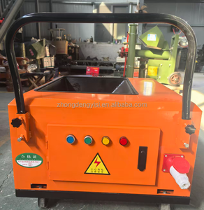 Pompe à béton mobile électrique neuve 220/380 V pour remorque à structure secondaire, petite pompe à béton - Product Image 2