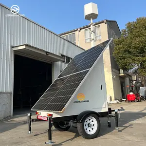 Surveillance par caméra solaire rechargeable Phare d'énergie environnementale Phare de 9 mètres de haut Nouvelle surveillance par caméra d'énergie