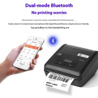 Imprimante Thermique Portable Somall A300L Version Entreprise pour Téléphone Mobile, Idéale pour la Gestion Universelle des Colis et des Codes de Stock