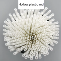100 pièces bâtons de sucette en plastique blanc barres de bonbons réutilisables chocolat Dessert gâteau Pop support de support bâtons de nourriture de sécurité